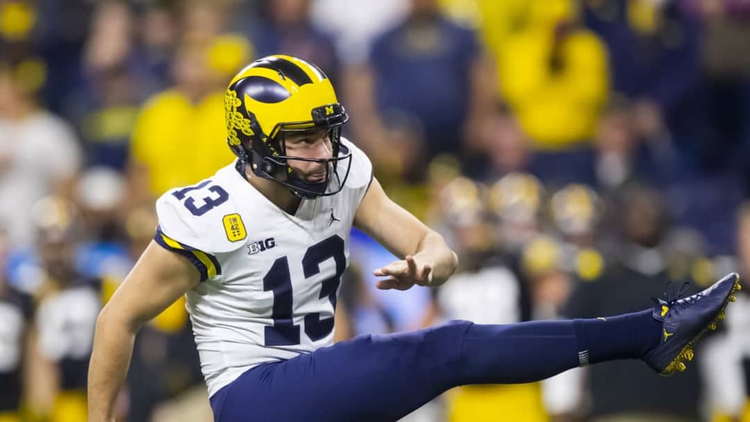 Rams Eying Michigan K Jake Moody as Late-Round Draft Target?