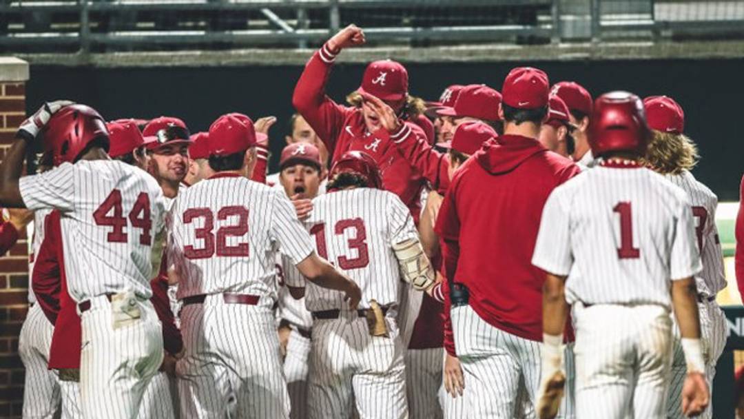 No. 14 Alabama Baseball Evens Series With No. 5 Tennessee