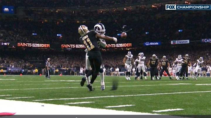 Watch: Referees Appear to Miss Blatant Pass Interference Call Late in NFC Championship Watch: Referees Appear to Miss Blatant Pass Interference Call Late in NFC Championship