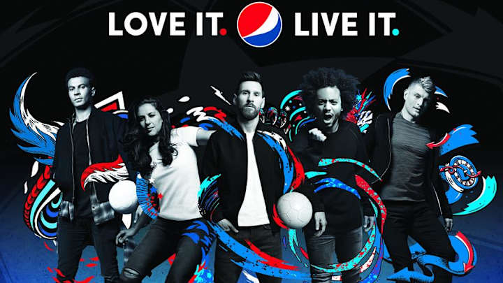 PHOTOS: Lionel Messi, Dele Alli and Pepsi All-Star Teammates Feature in Incredible Artwork Campaign