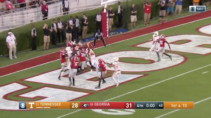 Last-second Hail Mary lifts Tennessee to victory over Georgia