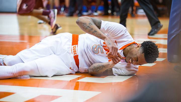 Syracuse freshman Chris McCullough has torn ACL