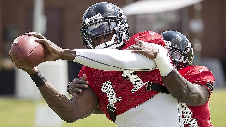 Julio Jones' return to full health gives Falcons camp cause for optimism