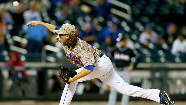 Mets rookie Jacob deGrom ties MLB record with eight straight strikeouts Mets rookie Jacob deGrom ties MLB record with eight straight strikeouts