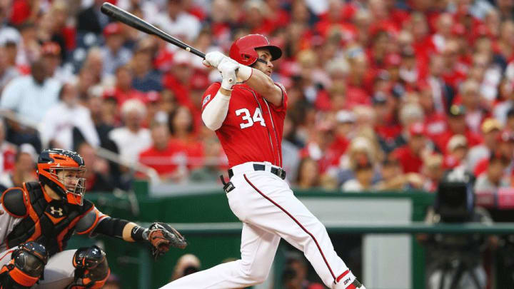 WATCH: Nationals' Bryce Harper sends home run into upper deck