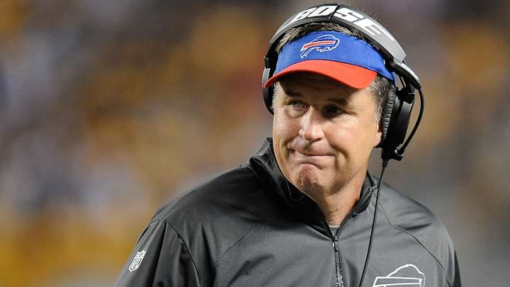Bills coach Doug Marrone helps stranded motorist stuck in snow