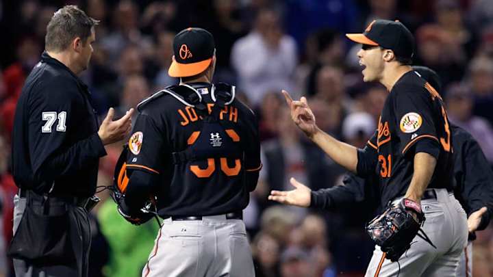Orioles' Ubaldo Jimenez ejected for hitting Pablo Sandoval