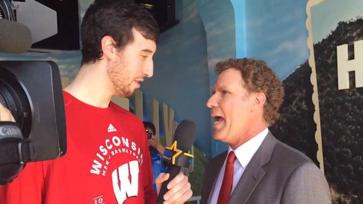 Frank Kaminsky on meeting Will Ferrell: 'I was very nervous'