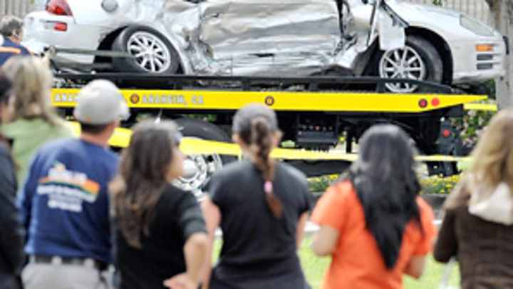Fans pay their respects to Adenhart