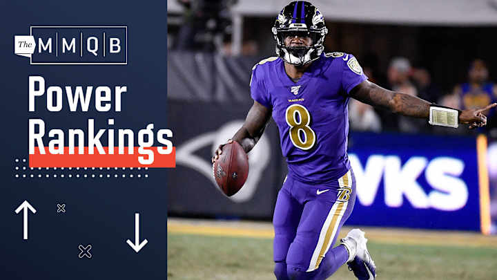 NFL Power Rankings Poll Week 13:  Lamar and the Ravens Alone on Top