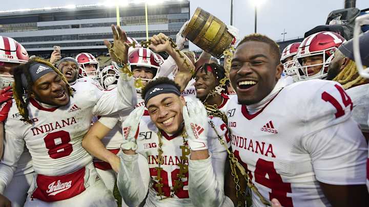 Indiana Wins Wild Overtime Thriller 44-41 to Claim Old Oaken Bucket