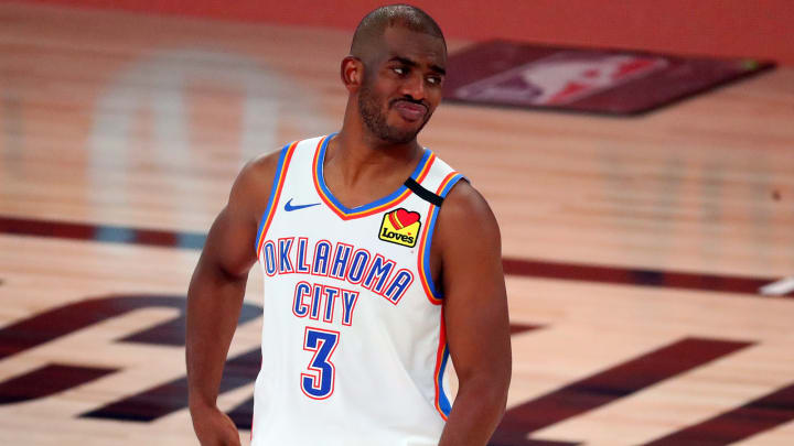 Report: Phoenix Suns Interested in Acquiring Thunder Guard Chris Paul