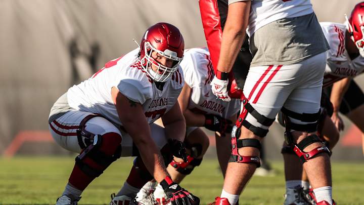 Harry Crider Offers Quiet but Effective Leadership for Indiana's Offensive Line