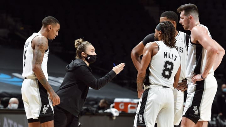 Becky Hammon Becomes First Woman to Lead NBA Team After Gregg Popovich's Ejection Becky Hammon Becomes First Woman to Lead NBA Team After Gregg Popovich's Ejection