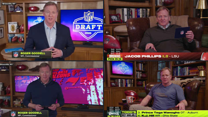 Roger Goodell Keeps Getting More Casual During NFL Draft Roger Goodell Keeps Getting More Casual During NFL Draft