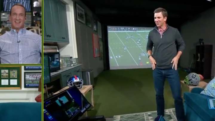Eli's Hips, Peyton's Pits and Double Bird Highlight Monday Night Mannings: TRAINA THOUGHTS