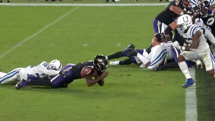Colts Recover Lamar Jackson Fumble, 98-Yard Touchdown Overturned by Replay