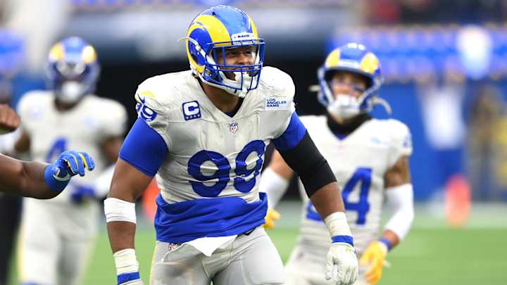 Aaron Donald Previews Week 7 Matchup Against Former Teammates Jared Goff, Michael Brockers
