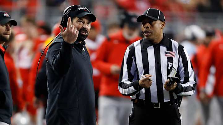 Ohio State’s Ryan Day Suggests Rule Change Regarding Severity Of Targeting Penalty