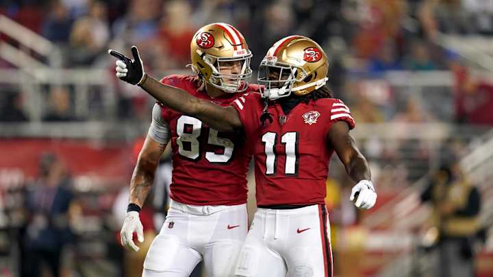 49ers’ Brandon Aiyuk Apologizes to Cameraman He Plunked During Touchdown Celebration