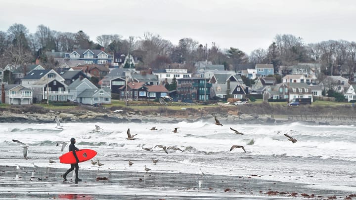 Surfing on New Year’s Eve—in Rhode Island