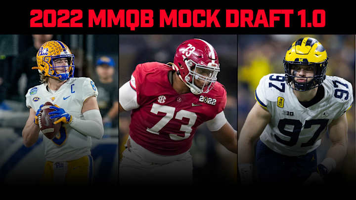 2022 NFL Mock Draft 1.0: Evan Neal No. 1; Kenny Pickett First QB Taken 2022 NFL Mock Draft 1.0: Evan Neal No. 1; Kenny Pickett First QB Taken