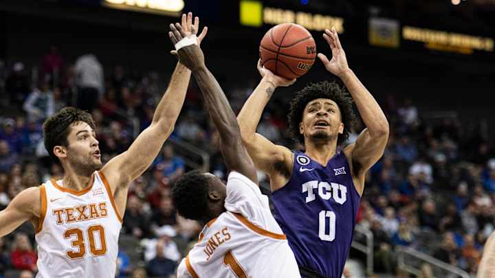 Texas Blows 20-Point Lead, Falls 65-60 to TCU in Big 12 Tournament