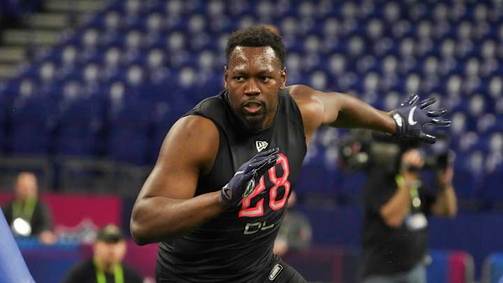 NFL Draft: Falcons Trade Up, Select Penn State DE Arnold Ebiketie