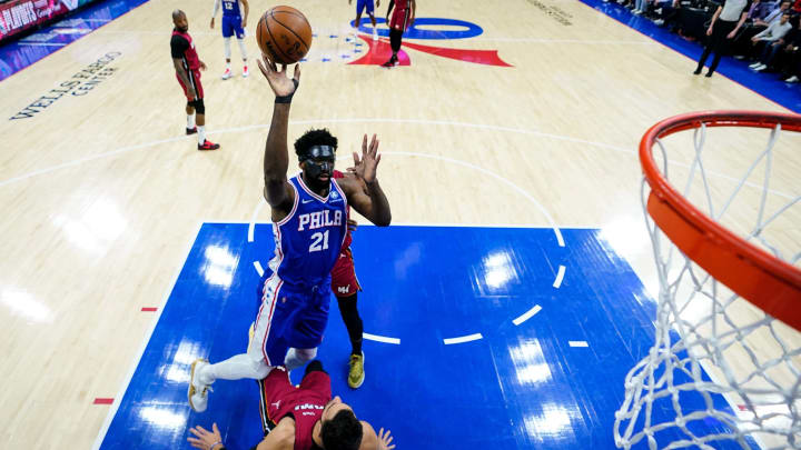Masked Joel Embiid Saves the Day to Bring 76ers Back Into Series vs. Heat Masked Joel Embiid Saves the Day to Bring 76ers Back Into Series vs. Heat
