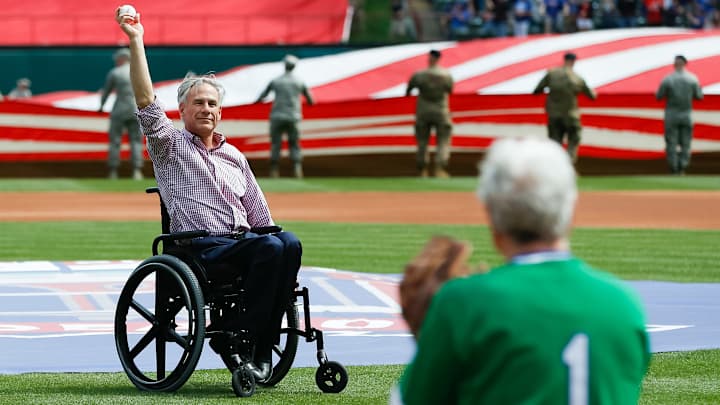 Texas Governor Backs Out of Throwing First Pitch at Rangers' Opener, Citing MLB's All-Star Game Decision