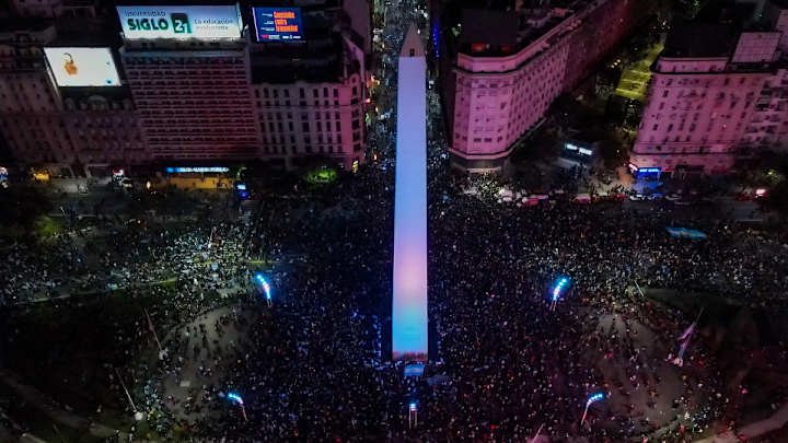 Lionel Messi, Buenos Aires Celebrate Argentina's Copa América Title