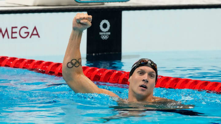 Caeleb Dressel Wins Gold, Sets Olympic Record in 50m Freestyle Final