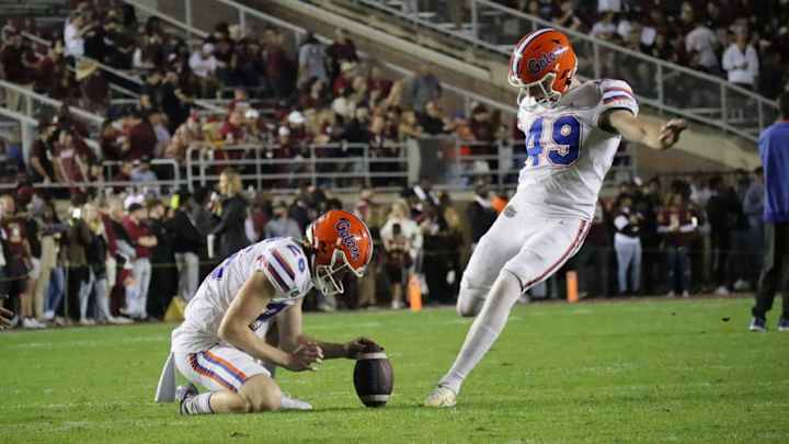 Florida Kicker Adam Mihalek to Enter Transfer Portal