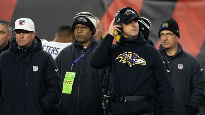 Ravens’ John Harbaugh: QB Tyler Huntley Erred on Goal-Line Fumble
