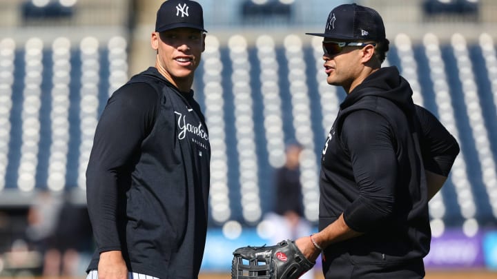 Aaron Judge, Giancarlo Stanton Walk Out With Drake at Madison Square Garden Concert