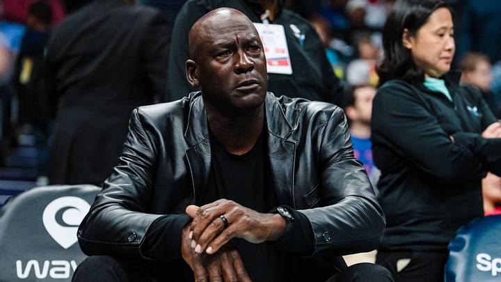 Michael Jordan Wears Classic Air Jordans at NBA Game