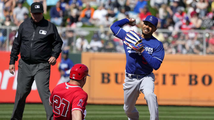 Mookie Betts Putting in the Time to Be Legit Infielder and Outfielder for the Dodgers