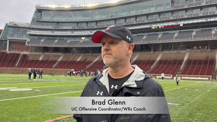 Watch: Brad Glenn On UC's Passing Game, Wide Receiver Depth, And More Watch: Brad Glenn On UC's Passing Game, Wide Receiver Depth, And More