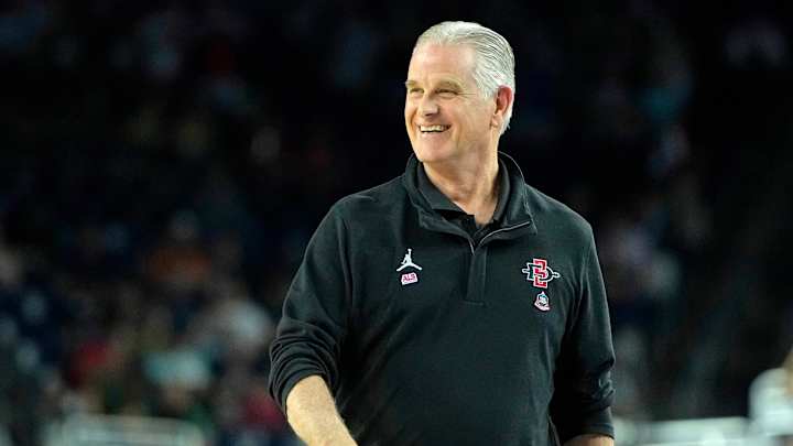 Brian Dutcher Rocks Air Jordans During San Diego State Win