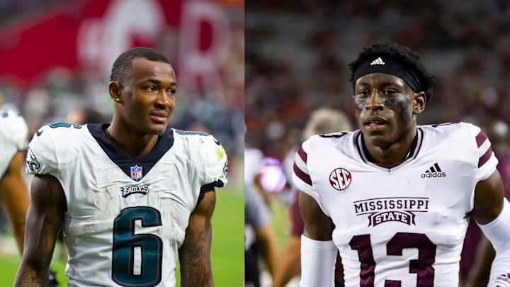 Eagles WR DeVonta Smith Haunts Commanders' 1st-Round Pick Emmanuel Forbes? Eagles WR DeVonta Smith Haunts Commanders' 1st-Round Pick Emmanuel Forbes?