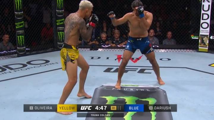VIDEO: Charles Oliveira Starches Beneil Dariush At UFC 289