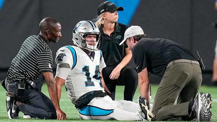 Panthers Place Sam Darnold on Injured Reserve After Being Carted Off Against Bills