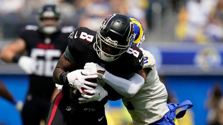 Falcons vs. Rams Notebook: Drake London Stars in Los Angeles Falcons vs. Rams Notebook: Drake London Stars in Los Angeles