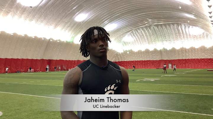 Watch: UC LB Jaheim Thomas on His Big SMU Outing, UCF's Run Game, and More