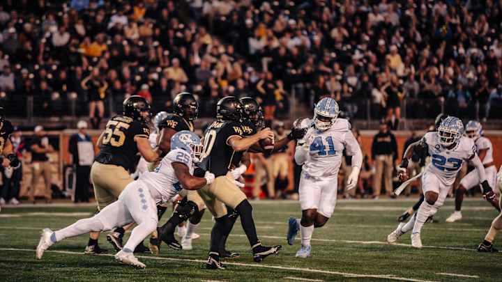 Key Stats from Wake Forest's 36-34 loss to UNC Key Stats from Wake Forest's 36-34 loss to UNC