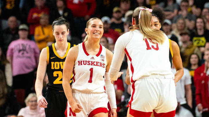 Nebraska’s Jaz Shelley Appeared to Troll Iowa’s Caitlin Clark With Sassy Celebration in Upset Win
