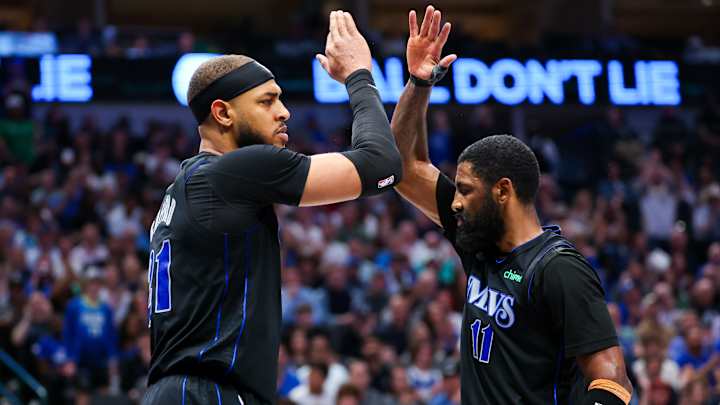 Mavs' Daniel Gafford Details Playing Alongside 'Dynamic Scorers' Luka Doncic & Kyrie Irving