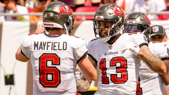 Mike Evans, Buccaneers Free Agent Baker Mayfield Stiff New England Patriots Mike Evans, Buccaneers Free Agent Baker Mayfield Stiff New England Patriots