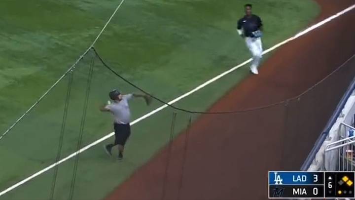 Marlins Ball Boy Chucks Baseball Into Stands, Blissfully Unaware It Was a Fair Ball