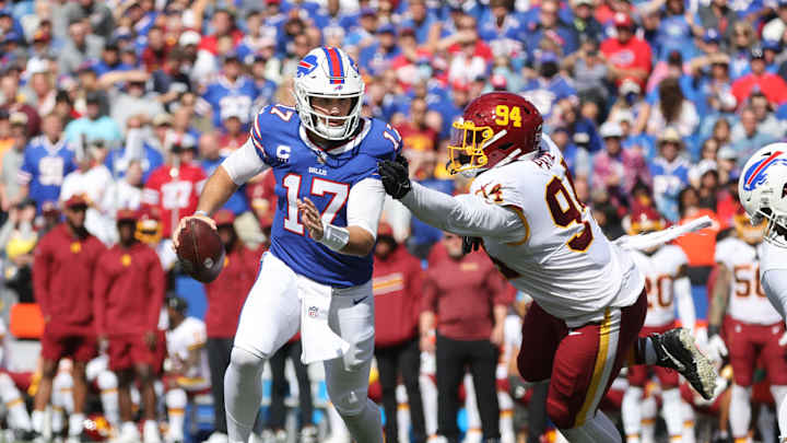 Commanders' D-Line vs. Bills' Josh Allen: 'Make it Easy!' Says Gabe Davis